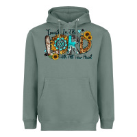 Sage trust in the lord with all your heart Heavyweight Hoodie - Zillion Design Studio