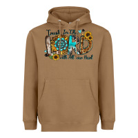 Toasted Coconut trust in the lord with all your heart Heavyweight Hoodie - Zillion Design Studio