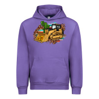 Tulip bulldozer leopard cactus sunflower Urban Hoodie - Artiststas