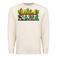 Sandshell blessed mama Premium Sweatshirt - Zillion Design Studio