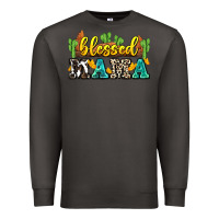 Smoke blessed mama Premium Sweatshirt - Zillion Design Studio