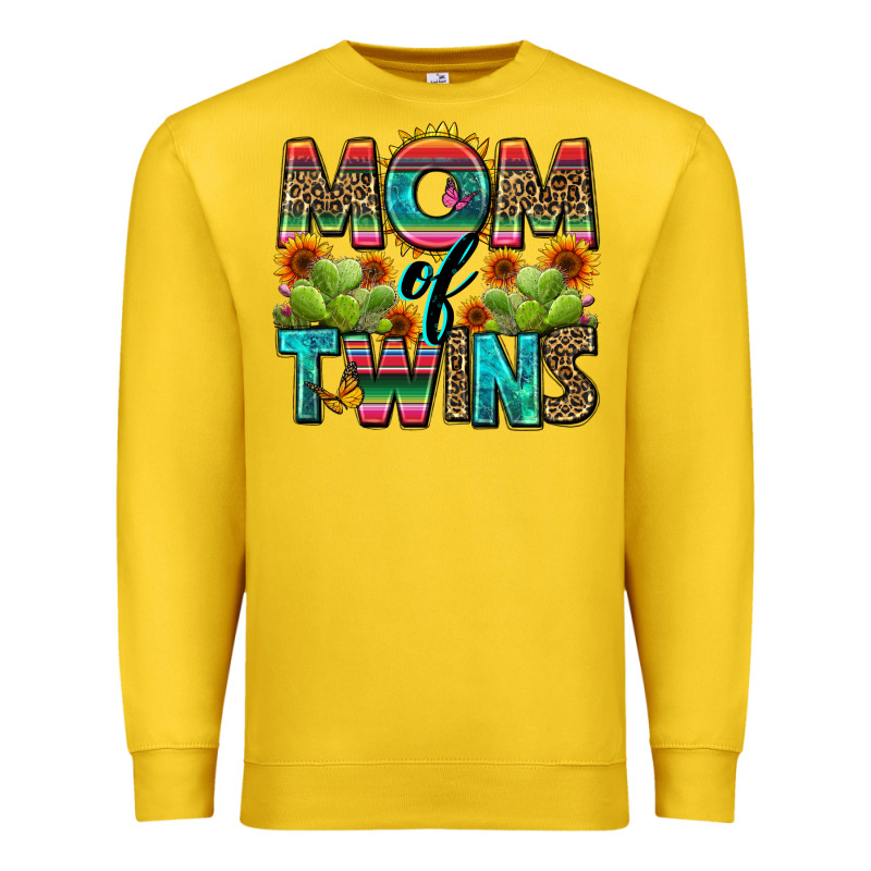 Mom Of Twins Premium Sweatshirt by Zillion Design Studio | Teevron
