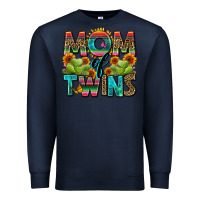 Navy mom of twins Premium Sweatshirt - Zillion Design Studio