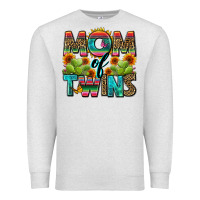 Oatmeal Heather mom of twins Premium Sweatshirt - Zillion Design Studio