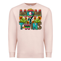 Pale Pink mom of twins Premium Sweatshirt - Zillion Design Studio