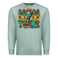 Seafoam mom of twins Premium Sweatshirt - Zillion Design Studio