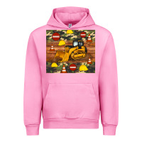 Fuchsia Pink bulldozer camouflage tumbler Urban Hoodie - Artiststas