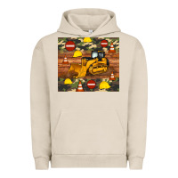 Pigment French Oak bulldozer camouflage tumbler Urban Hoodie - Artiststas