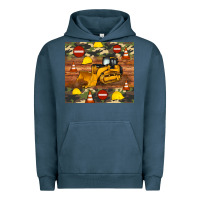 Pigment Midnight Navy bulldozer camouflage tumbler Urban Hoodie - Artiststas