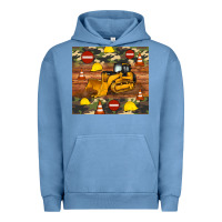 Pigment Pebble Blue bulldozer camouflage tumbler Urban Hoodie - Artiststas
