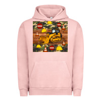 Pigment Salmon bulldozer camouflage tumbler Urban Hoodie - Artiststas