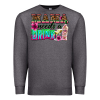 Charcoal Heather mama needs a drink Premium Sweatshirt - Zillion Design Studio