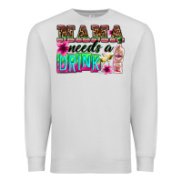 Dove Grey mama needs a drink Premium Sweatshirt - Zillion Design Studio