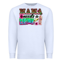White mama needs a drink Premium Sweatshirt - Zillion Design Studio