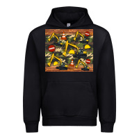 Black excavator camouflage Urban Hoodie - Artiststas