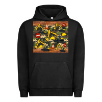 Pigment Black excavator camouflage Urban Hoodie - Artiststas