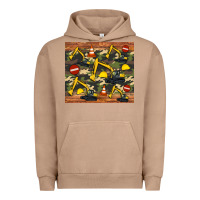 Pigment Burro excavator camouflage Urban Hoodie - Artiststas