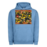 Pigment Pebble Blue excavator camouflage Urban Hoodie - Artiststas