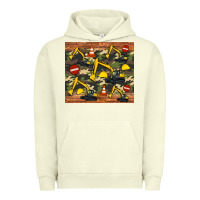 Pigment Pistachio excavator camouflage Urban Hoodie - Artiststas