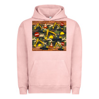 Pigment Salmon excavator camouflage Urban Hoodie - Artiststas
