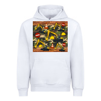 White excavator camouflage Urban Hoodie - Artiststas