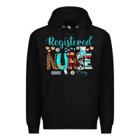 Black registered nurse Premium Hoodie - BundleAndBundleShop