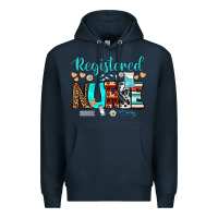 Navy registered nurse Premium Hoodie - BundleAndBundleShop