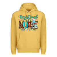 Antique Gold registered nurse Premium Hoodie - BundleAndBundleShop