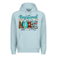Blue Mist registered nurse Premium Hoodie - BundleAndBundleShop