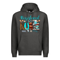 Charcoal Heather registered nurse Premium Hoodie - BundleAndBundleShop