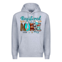 Heather Grey registered nurse Premium Hoodie - BundleAndBundleShop