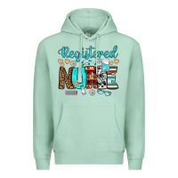 Seafoam registered nurse Premium Hoodie - BundleAndBundleShop