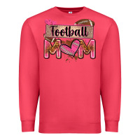 Cardinal football mom with leopard Premium Sweatshirt - Zillion Design Studio