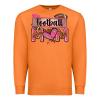 Carrot football mom with leopard Premium Sweatshirt - Zillion Design Studio
