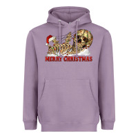 Lavender Merry christmas skeleton Heavyweight Hoodie - RanaPortraitStore