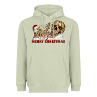 Matcha Merry christmas skeleton Heavyweight Hoodie - RanaPortraitStore