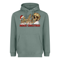 Sage Merry christmas skeleton Heavyweight Hoodie - RanaPortraitStore