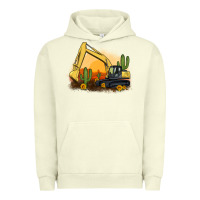 Pigment Pistachio excavator cactus sunflower sunset Urban Hoodie - Artiststas