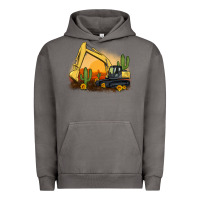 Pigment Tornado excavator cactus sunflower sunset Urban Hoodie - Artiststas