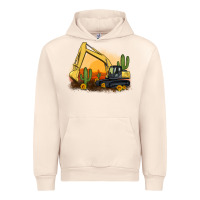 Sandshell excavator cactus sunflower sunset Urban Hoodie - Artiststas
