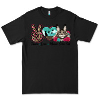 Black peace love maine coon cat Premium Tee - LillyAllenDesigns