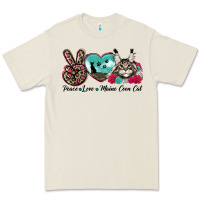 Bone peace love maine coon cat Premium Tee - LillyAllenDesigns
