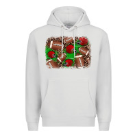 Dove Grey american football helmet background Premium Hoodie - JahusDesignShop