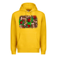 Lemon american football helmet background Premium Hoodie - JahusDesignShop