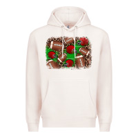 Pale Pink american football helmet background Premium Hoodie - JahusDesignShop