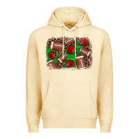 Pina Colada american football helmet background Premium Hoodie - JahusDesignShop