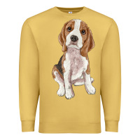 Antique Gold beagle Premium Sweatshirt - RanaPortraitStore