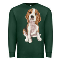 Sports Green beagle Premium Sweatshirt - RanaPortraitStore