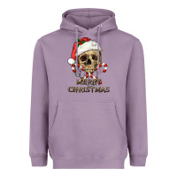 Lavender merry christmas skull Heavyweight Hoodie - RanaPortraitStore