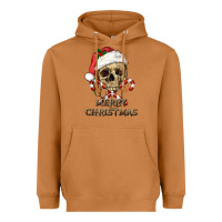 Meerkat merry christmas skull Heavyweight Hoodie - RanaPortraitStore